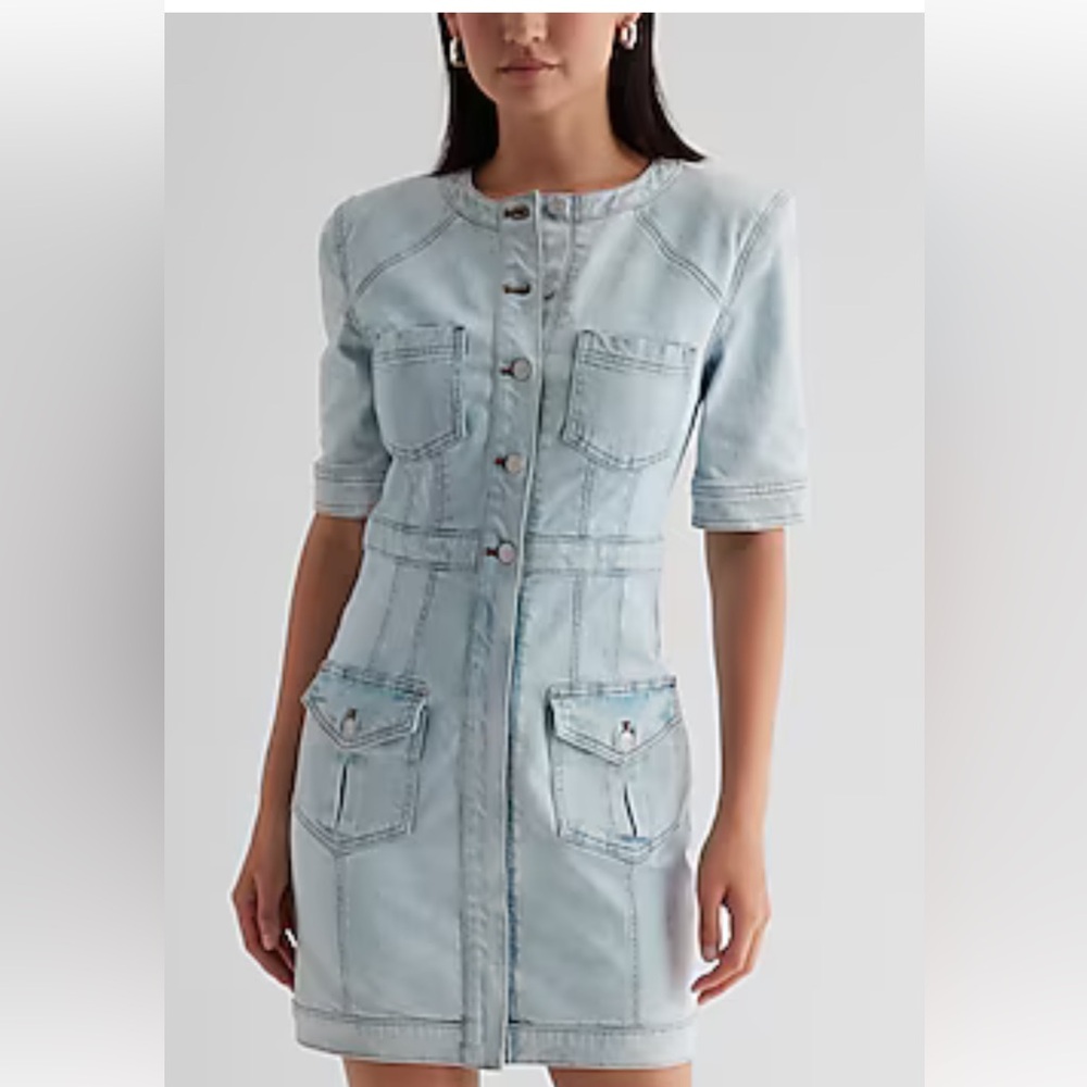 Express denim dress